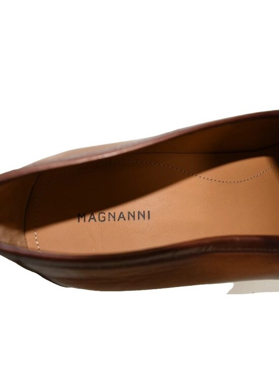 New! Magnanni Ramiro II Apron Toe Bit Loafer Midbrown Sz 13 M US 18041 DD480A main image 6